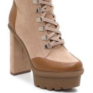 NEW JESSICA SIMPSON PLATFORM ANKLE BOOTIES BOOTS SHOES HEELS SIZE 7